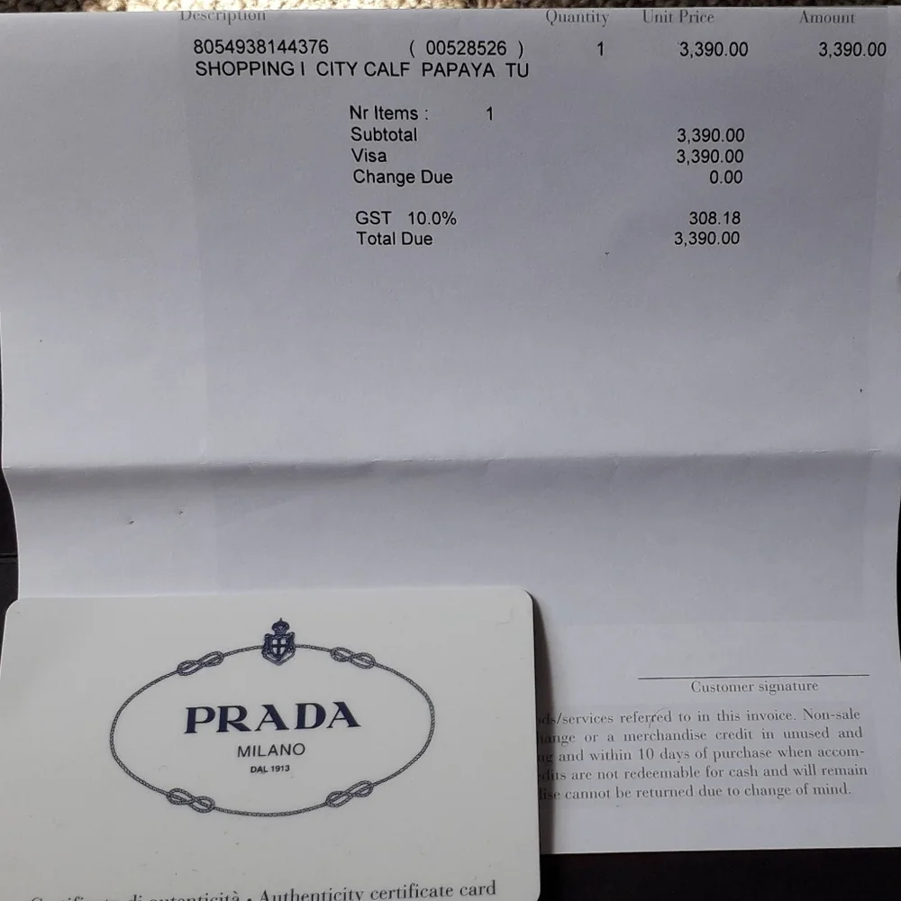COPY - Authentic Prada double bag - Picture 13 of 16